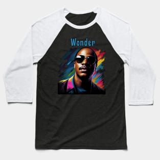 Stevie Wonder Baseball T-Shirt